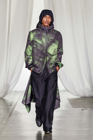 The Saul Nash FW 2026 "Masquerade" menswear collection. Look 20.