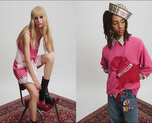 The Charles Jeffrey LOVERBOY SS 2026 Lookbook - "Prepared Piano". Opener.