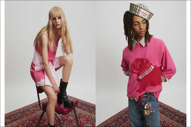 The Charles Jeffrey LOVERBOY SS 2026 Lookbook - "Prepared Piano". Opener.