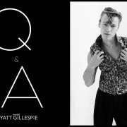 Model Wyatt Gillespie from Crawford Models. Photographed for Ponyboy by Alexander Thompson in New York City. Opening spread.