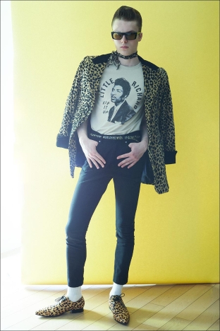 Model Konrad Bromke from Unite Unite Models. Photographed for Ponyboy by Alexander Thompson in New York City. Look 9.