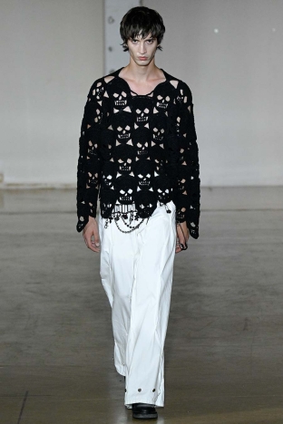 The KIDILL SS 2027 CHAOTIC DISCORD menswear collection. Look 2.