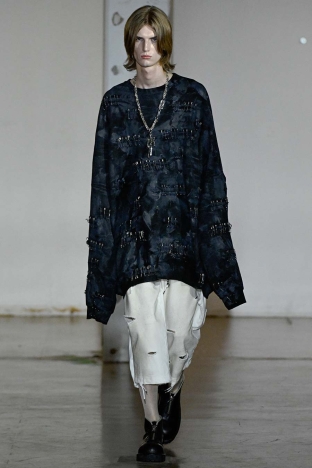 The KIDILL SS 2027 CHAOTIC DISCORD menswear collection. Look 3.