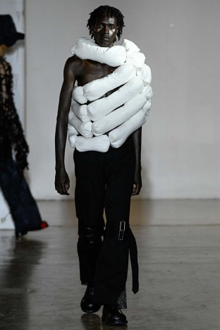 The KIDILL SS 2027 CHAOTIC DISCORD menswear collection. Look 5.
