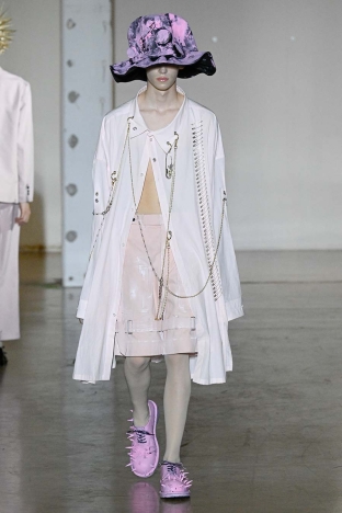 The KIDILL SS 2027 CHAOTIC DISCORD menswear collection. Look 7.