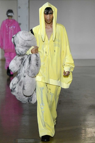 The KIDILL SS 2027 CHAOTIC DISCORD menswear collection. Look 10.