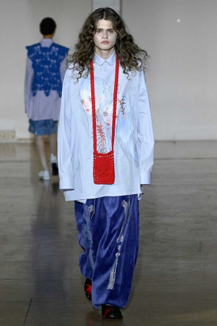The KIDILL SS 2027 CHAOTIC DISCORD menswear collection. Look 12.