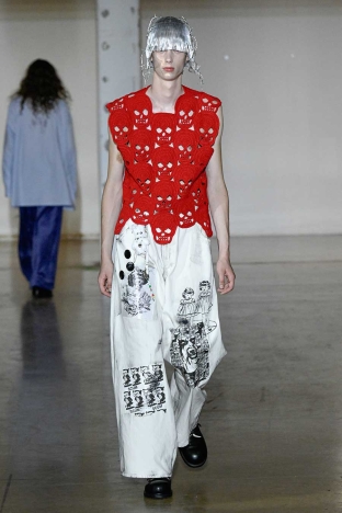 The KIDILL SS 2027 CHAOTIC DISCORD menswear collection. Look 13.