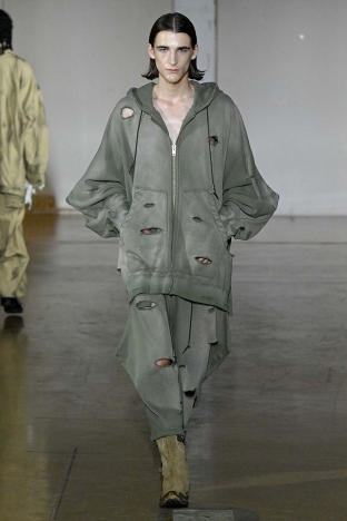 The KIDILL SS 2027 CHAOTIC DISCORD menswear collection. Look 15.
