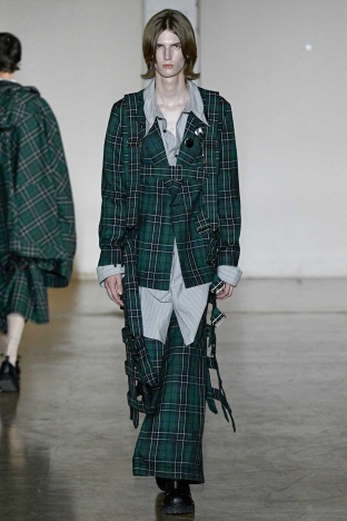 The KIDILL SS 2027 CHAOTIC DISCORD menswear collection. Look 18.