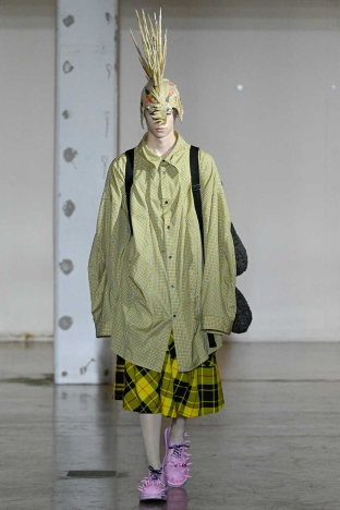 The KIDILL SS 2027 CHAOTIC DISCORD menswear collection. Look 22.