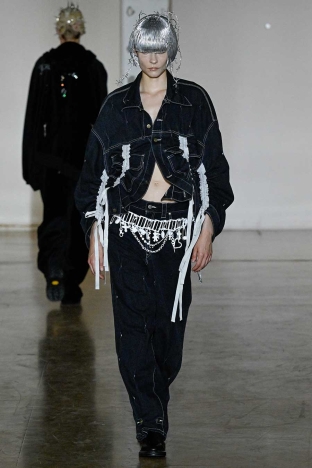 The KIDILL SS 2027 CHAOTIC DISCORD menswear collection. Look 24.