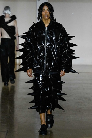 The KIDILL SS 2027 CHAOTIC DISCORD menswear collection. Look 29.