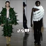 The KIDILL SS 2027 CHAOTIC DISCORD menswear collection. Opening spread.