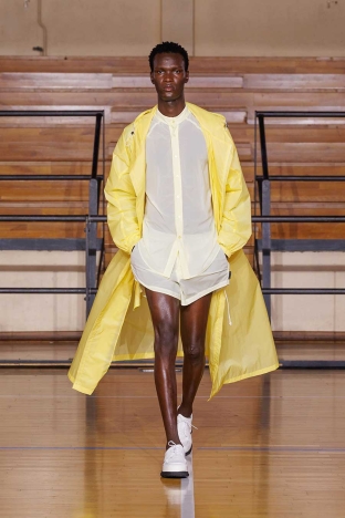 The Saul Nash SS 2027 'STANCE' menswear collection. Look 1.