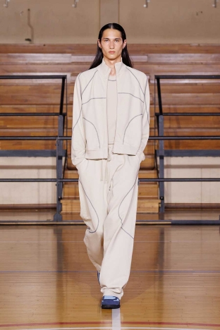 The Saul Nash SS 2027 'STANCE' menswear collection. Look 2.