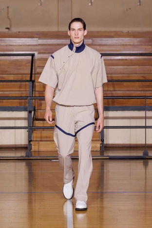 The Saul Nash SS 2027 'STANCE' menswear collection. Look 5.