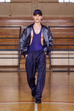 The Saul Nash SS 2027 'STANCE' menswear collection. Look 27.
