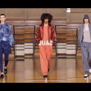 The Saul Nash SS 2027 'STANCE' menswear collection. Opener.