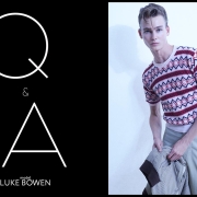 Model Luke Bowen from Muse Model Management, photographed by Alexander Thompson for Ponyboy. Opening spread.